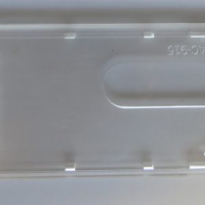 Clear Hard Plastic Card Holder, Portrait - AC915