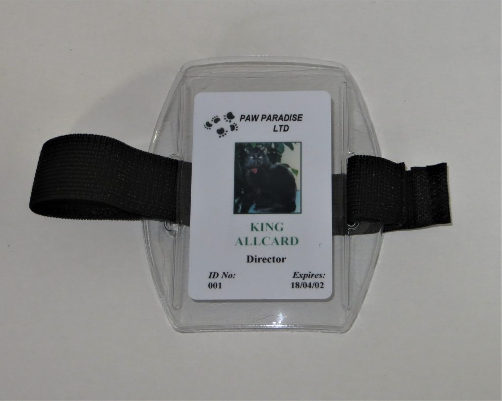 Armband Card Holder Portrait Allcard Services NZ